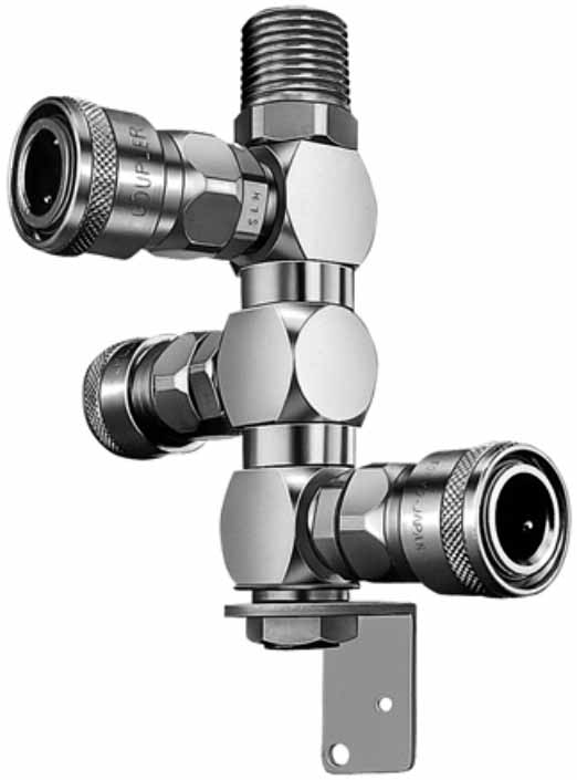 351657 LINE COUPLER ROTARY, RE(3-BRANCH) INLET R1/2MALE