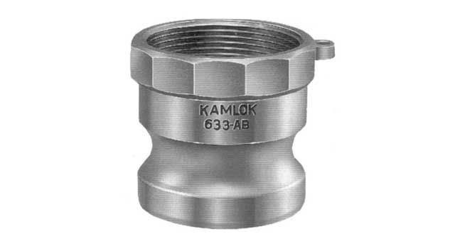 351701 COUPLING CAM&GROOVE ALUM ALLOY, A PLUG W/FEMALE THREAD 1/2"