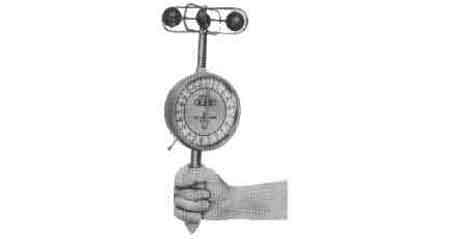 370271 ANEMOMETER HAND W/DIAL GAUGE, UP TO 22MTR/SEC