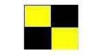 371522 FLAG SIGNAL LETTER 4'X 6' "L"