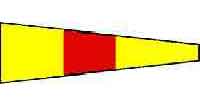 371550 FLAG SIGNAL NUMERAL "0"