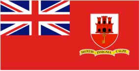 371917 FLAG CIVIL ENSIGN, GIBRALTAR 4' X 6'