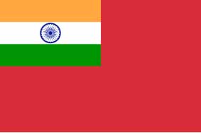371920 FLAG CIVIL ENSIGN, INDIA 2' X 3'