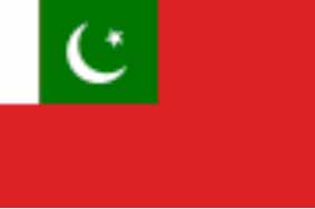 371938 FLAG CIVIL ENSIGN, PAKISTAN 3' X 4'