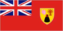 371945 FLAG CIVIL ENSIGN, TURKS & CAICOS ISLANDS 3' X 4'