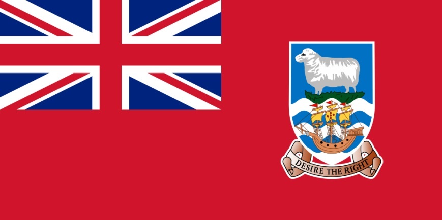 371956 FLAG CIVIL ENSIGN, FALKLAND ISLANDS 2' X 3'