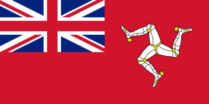 371962 FLAG CIVIL ENSIGN, ISLE OF MAN 2' X 3'