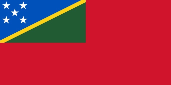 371965 FLAG CIVIL ENSIGN, SOLOMON ISLANDS 2' X 3'
