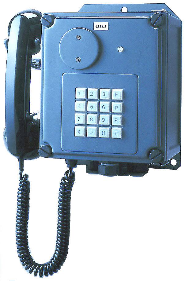 372111 AUTO TELEPHONE DECK W/T (IP56), WALL TYPE ODA-1385-1N
