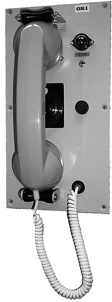 372176 BATTERY PHONE MULTI-LINK DECK, W/T (IP55) FLUSH ODC-3782-1N