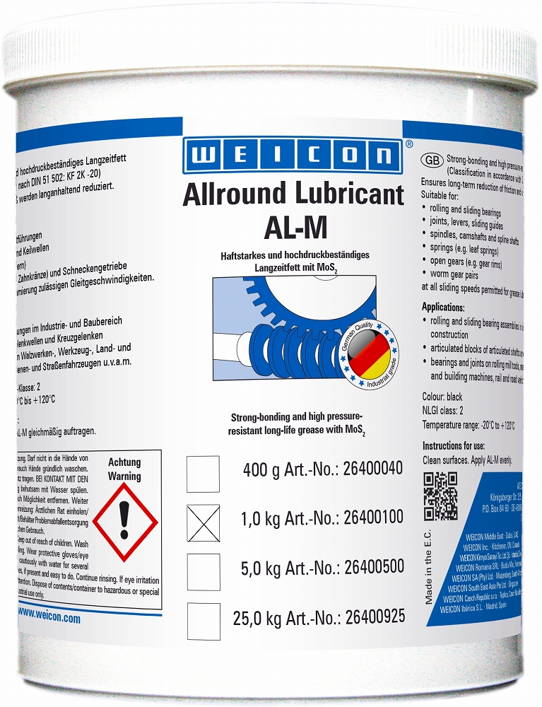 450436 LUBRICANT ALLROUND WEICON, AL-M1000 1KGS