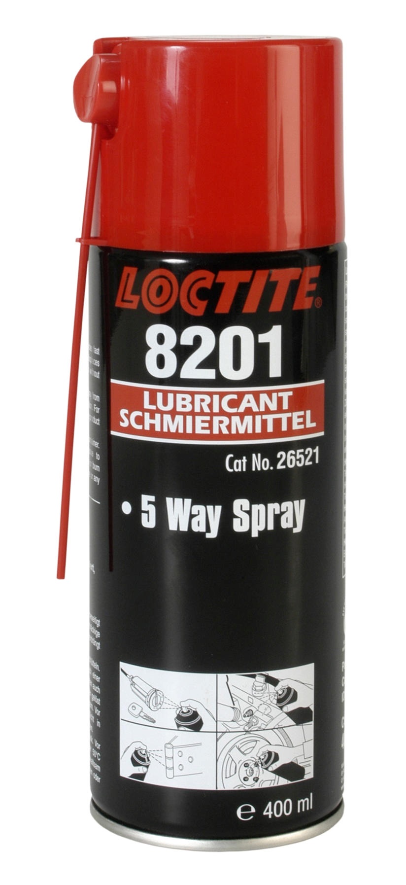 450708 LUBRICANT GENERAL PURPOSE 8201, LOCTITE FIVE WAY SPRAY 400ML