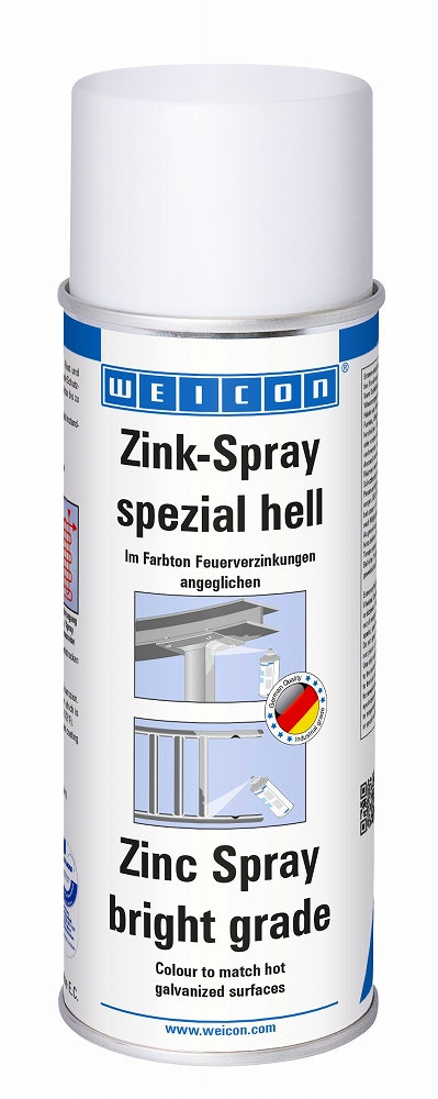 450812 PROTECTION SPRAY WEICON 400ML, ZINC SPRAY "BRIGHT GRADE"