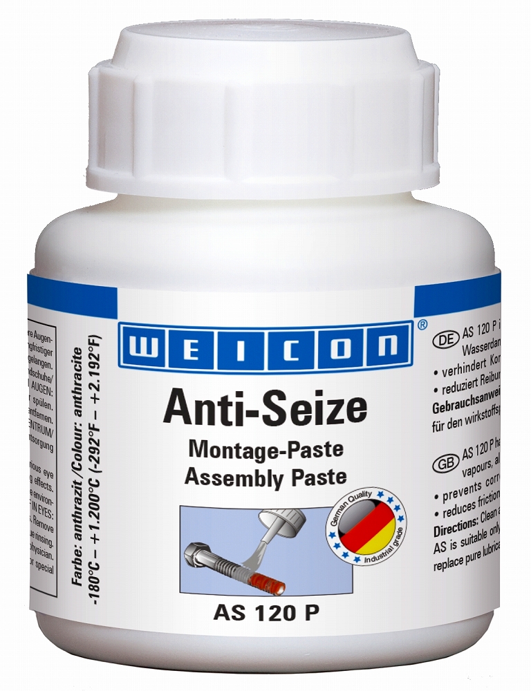 450871 ANTI-SEIZE PASTE WEICON, AS 120P BRUSH TOP CAN 120GRM