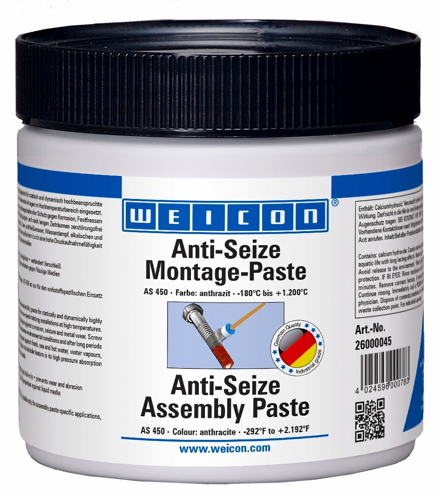 450873 ANTI-SEIZE PASTE WEICON AS-450, CAN 450 GRM