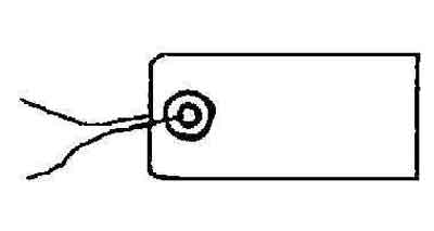 471301 TAG PAPER 60X30MM 50'S