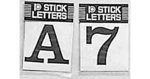 CHARACTER SELF ADHESIVE VINYL, WHITE R 40MM 10'S/PKT