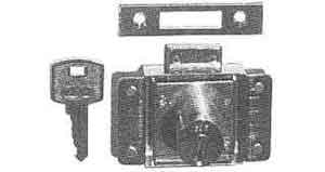 490281 CYLINDER CABINET LOCK RIM, DRAWER LOCK A-22MM OHS#5351-1