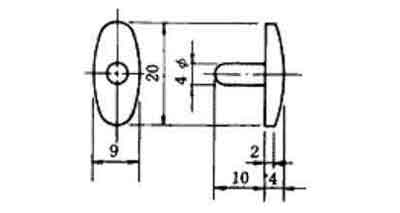490557 DOOR SILENCER FOR WOODEN DOOR