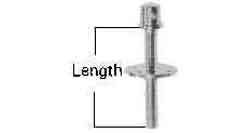 491201 LEG FASTENER BRASS L100MM