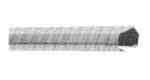 491501 CURTAIN RAIL STAINLESS STEEL, 2MTR