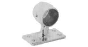 491751 END BRACKET STORM RAIL BRASS, RIGHT HAND ID33MM