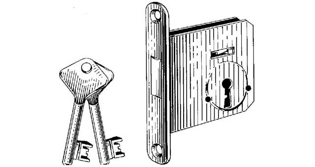 492111 DEAD LOCK MORTISE, SCHWEPPER 1172