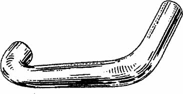 492246 HANDLE FEMALE PART STAINLESS, GRIP LENGTH 125MM #6610/2