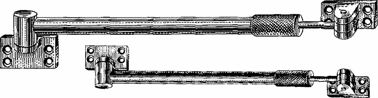 492431 DOOR STAY WITH SET-SCREW, BRASS #5820