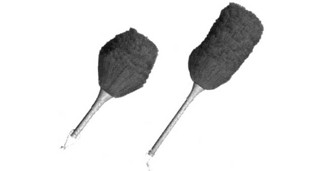 510841 BRUSH DUSTER FIXED HANDLE, POLYPROPYLENE STRING OL:270MM