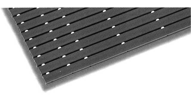 511061 MAT DOOR VINYL JOINTED, P.V.C. CORRUGATED 36X60CM