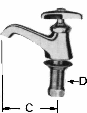 530151 FAUCET LAVATORY 13(1/2)