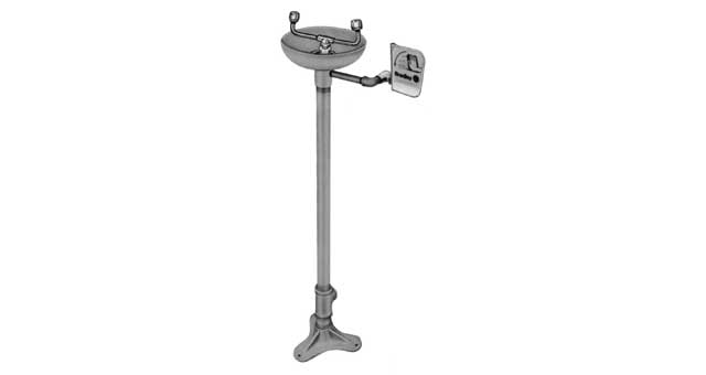 530612 EYE WASH STAND TYPE, PLASTIC BOWL