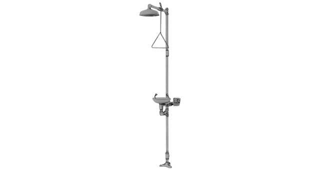 530621 DRENCH SHOWER/EYE WASH COMBI, FREE STANDING PLASTIC