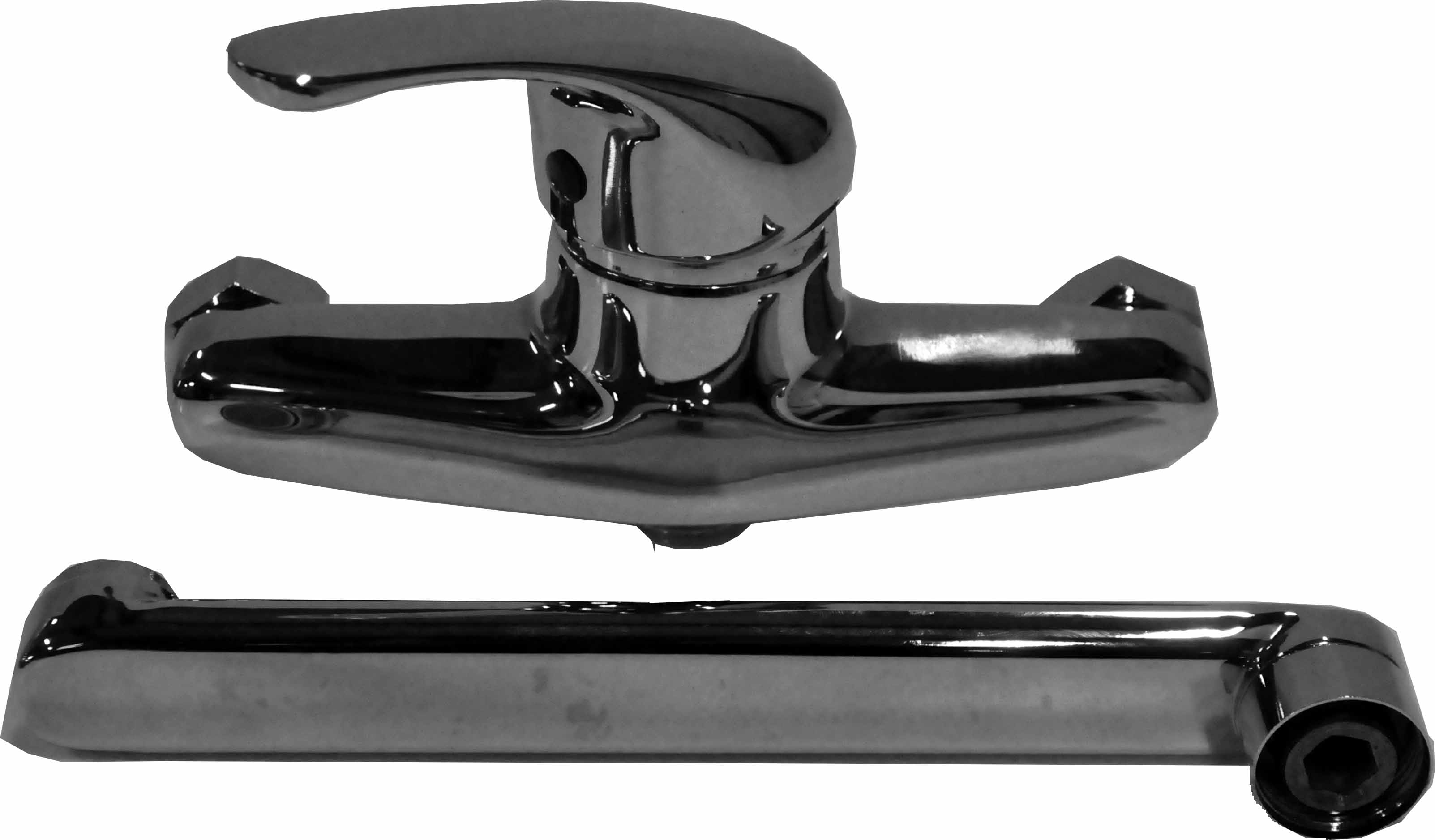 531106 FAUCET SINK CHROMED WATERLINE, SINGLE LEVER 130-170MM SA557295  