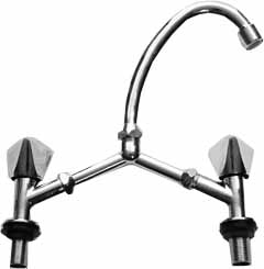 531126 FAUCET WASHBASIN SA600019, W/SWIVEL SPOUT 160-250MM