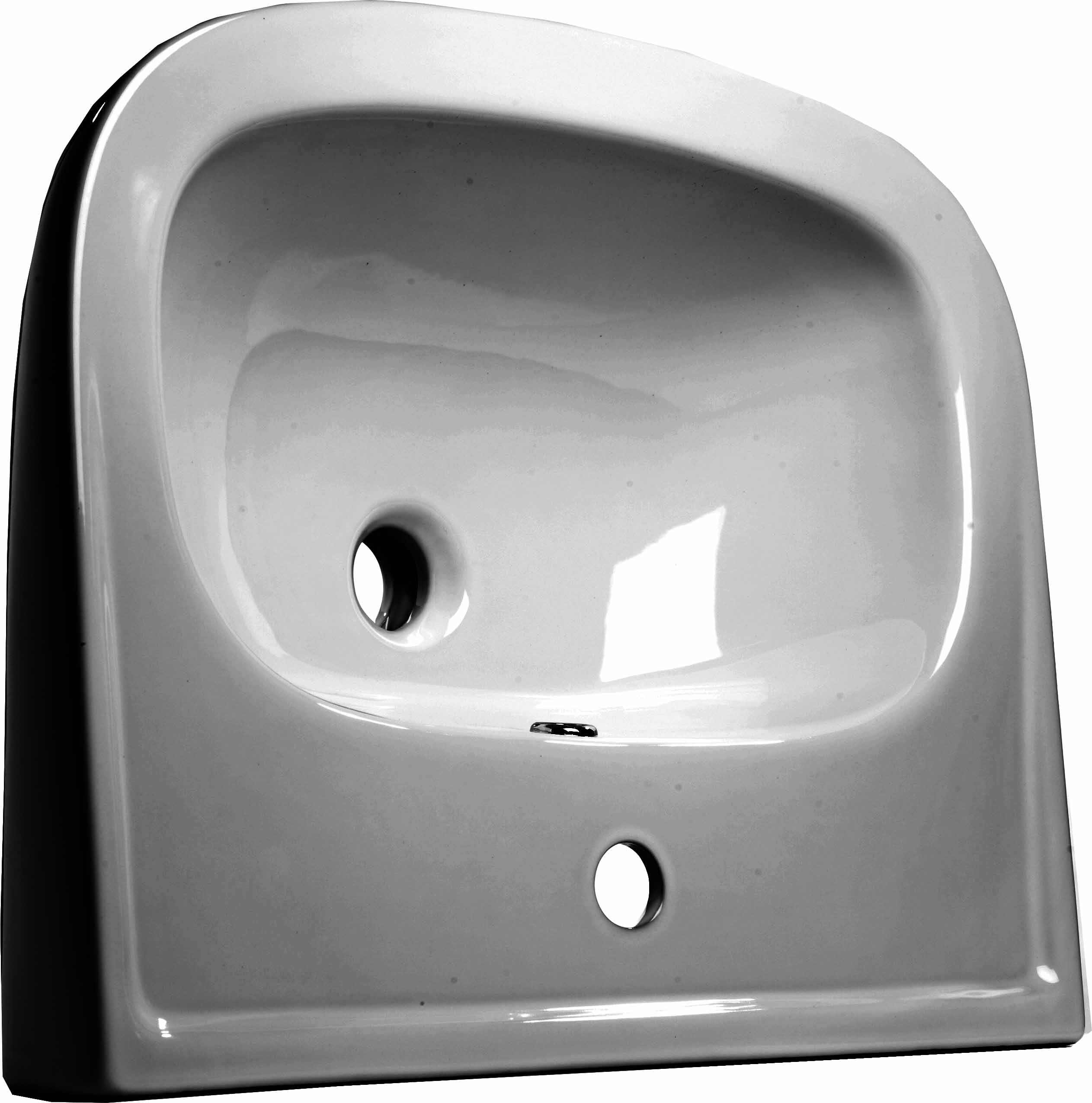 531302 WASHBASIN W/1 TAP HOLE, 540X410MM WATERLINE SA890100