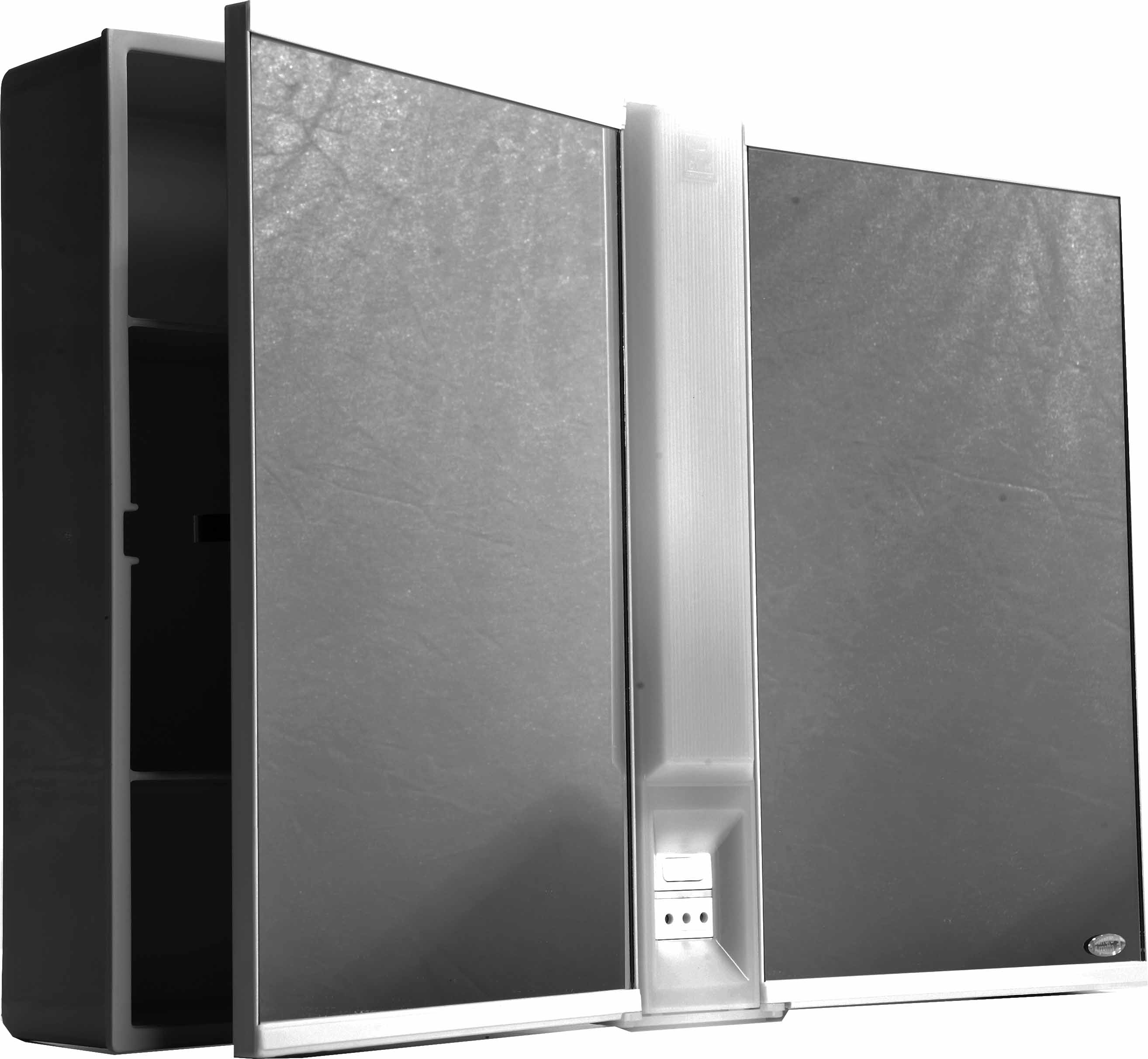 531912 CABINET MEDICINE PVC SA020754, 65X49X11CM W/220V PLUG & LAMP 