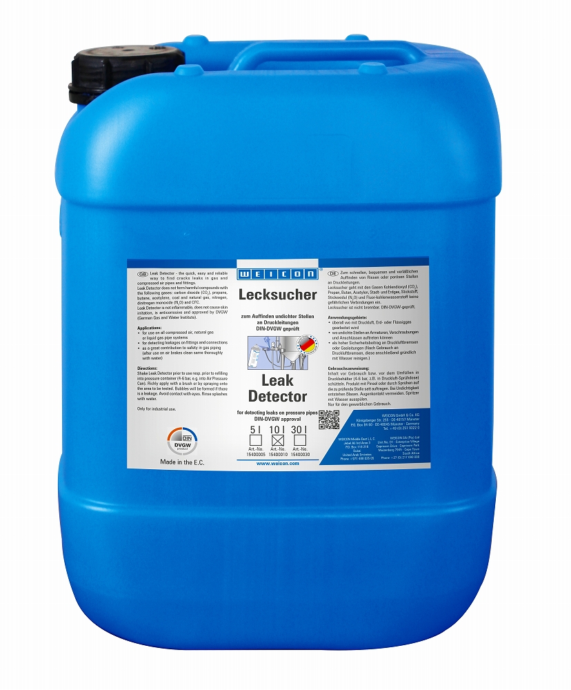551632 LIQUIDS LEAK DETECTOR, WEICON 10LTR