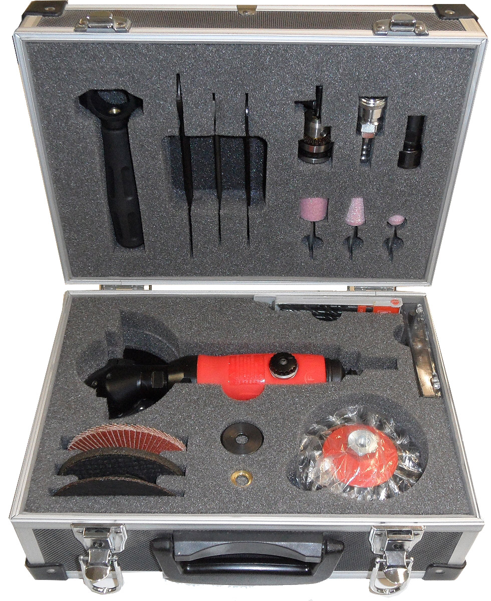 590358 MULTI TOOLS PNEUMATIC 6.3BAR, GRINDER/DRILL/MILL/BRUSH/SAND