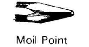 590367 CHISEL MOIL POINT ROUND SHANK, FOR PNEUMATIC CHIPPING HAMMER