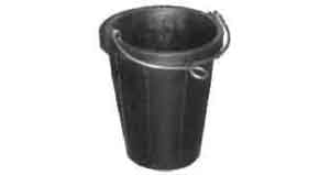 590611 BUCKET NEOPRENE 10 LTR