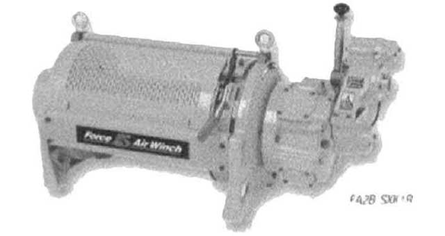 590621 WINCH AIR LIFT 4,000 LBS 16HP, DRUM L20" INGERSOLL-RAND FA2B