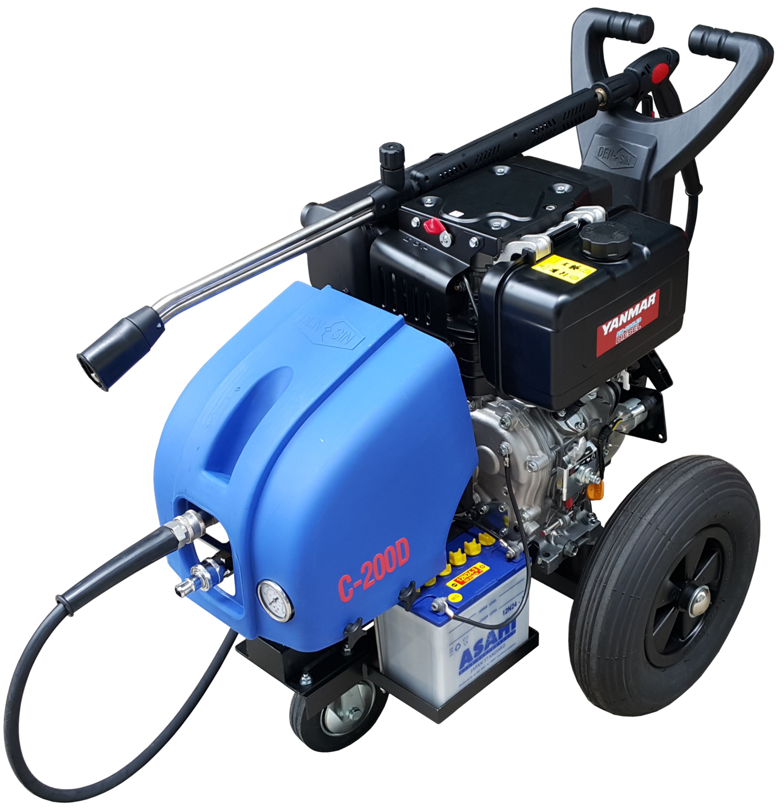 590860 CLEANER HIGH PRESSURE ENGINE, C-150D DIESEL 6HP 15.2LTR/MIN