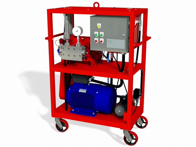 590842 WATER BLASTER VERTICAL TYPE, HIGH PRESSURE 500BAR