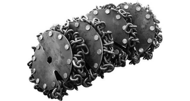 591209 CHAIN DRUM DISPOSABLE, F/RUSTIBUS SCALE MACHINE 2000 