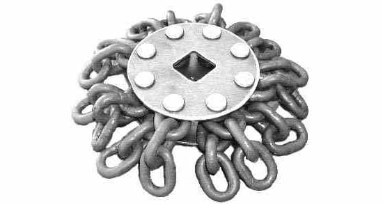 591234 CHAIN DRUM DISPOSABLE FOR, SCALING MACHINE RUSTIBUS 400   