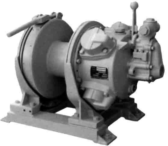 591371 WINCH AIR MANUAL BRAKE 1.73KW, ROPE PULL 0.5TON MODEL:W-05