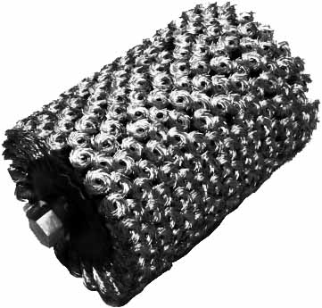 591977 BRUSH STEEL WIRE TWISTED W200MM, 11708-2-200 FOR RUST REMIVAL