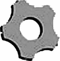 591990 CUTTER TUNGETEN CARBIDE ICO, 11700-9 F/RUST REMOVAL MACHINE 